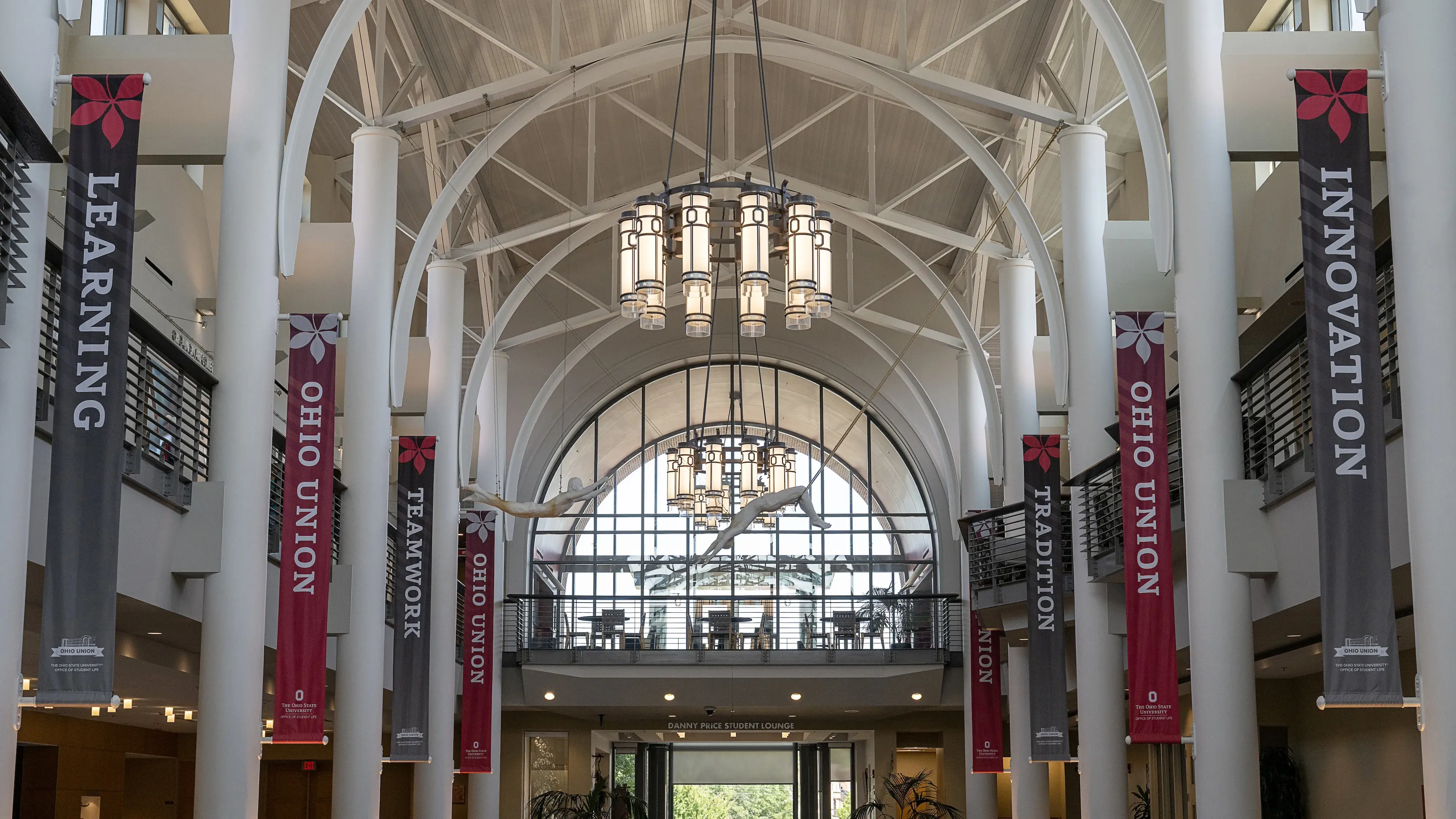 Ohio Union walk way